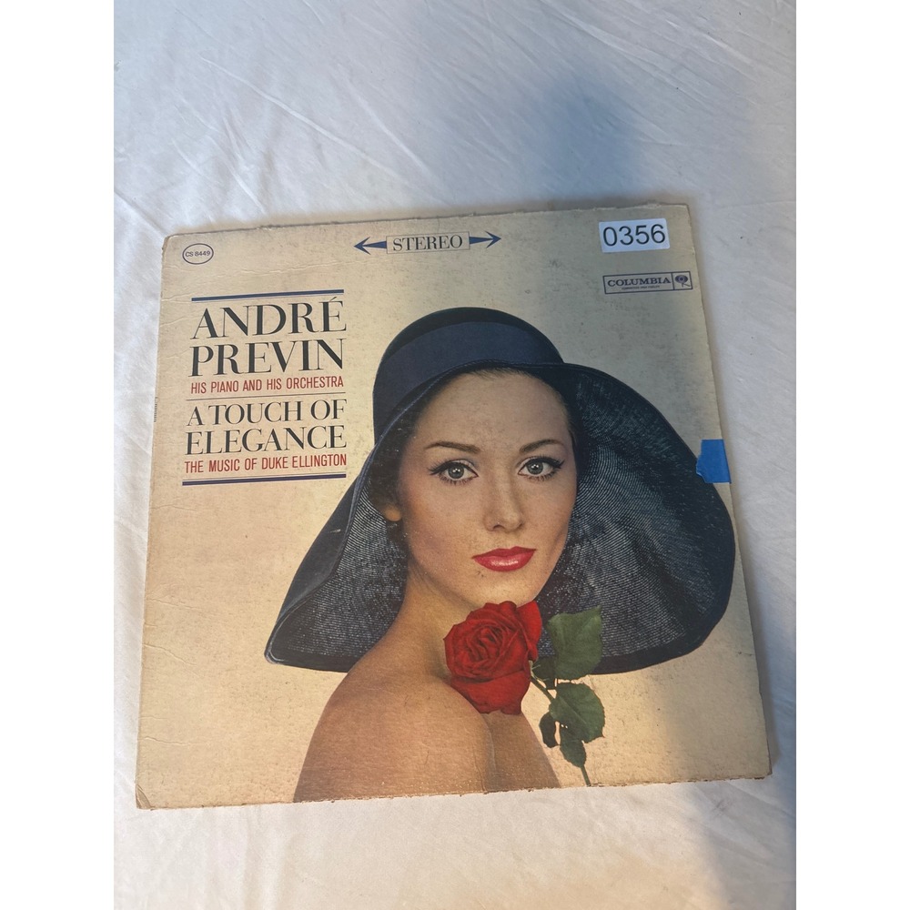 Columbia‎ Andre Previn A Touch of Elegance Vinyl LP 12" Black Good Jazz CS 8449
